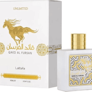 Qaed Al Fursan Unlimited 90 ml Eau de Parfum by Lattafa White Edition Perfume Oriental for Men and Women
