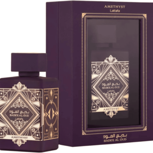 Bade'e Al Oud Amethyst for Unisex Eau de Parfum Spray, 3.4 Ounce by Lattafa Perfumes